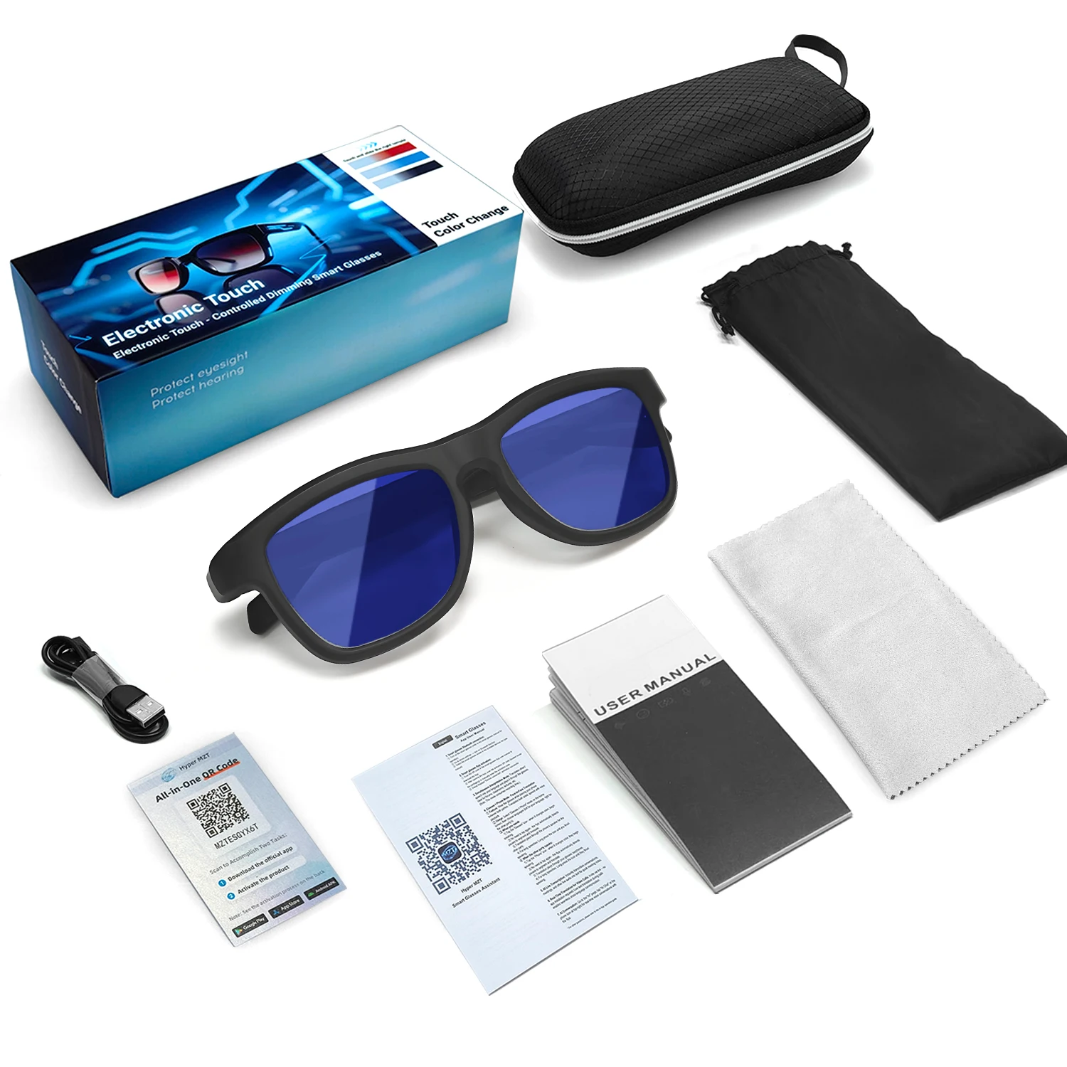 G09 Electrochromic AI Sunglasses – Swipe-to-Tint Polarized Lenses - Image 6