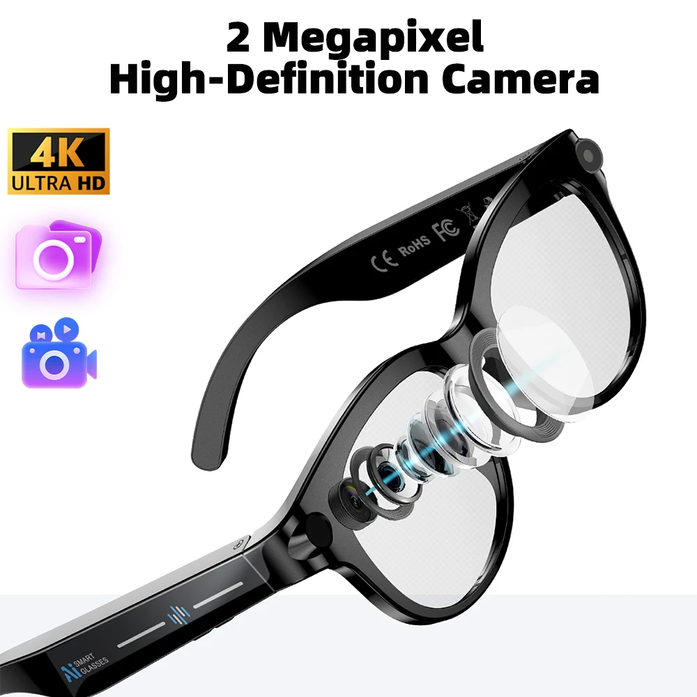 Senbono AI Smart Glasses – ChatGPT Translation & Image Recognition - Image 2