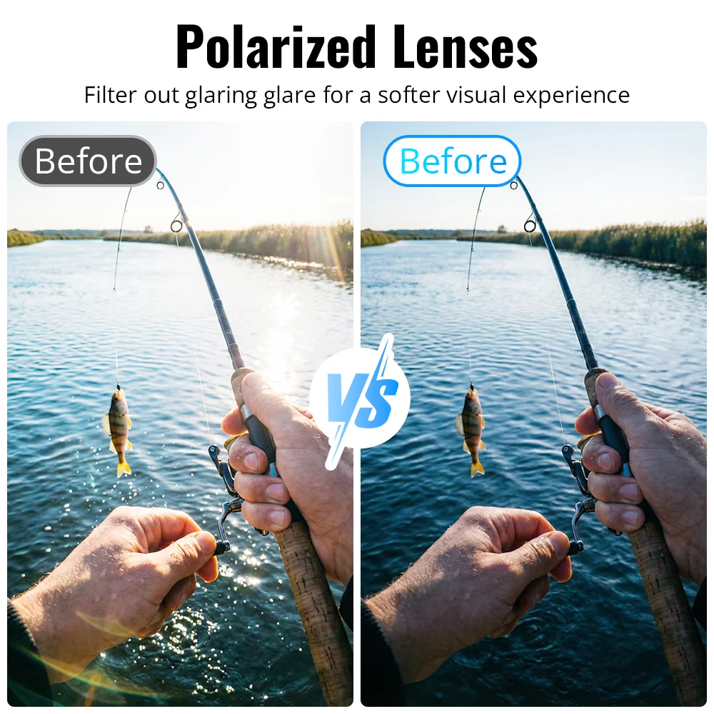 Hibloks Clear UV400 Lenses for Ray-Ban Meta Wayfarer Gen 1 & 2 - Image 3