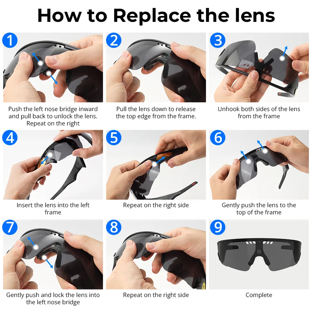 Hibloks Polarized Replacement Lenses for Oakley Meta Vanguard - Image 6