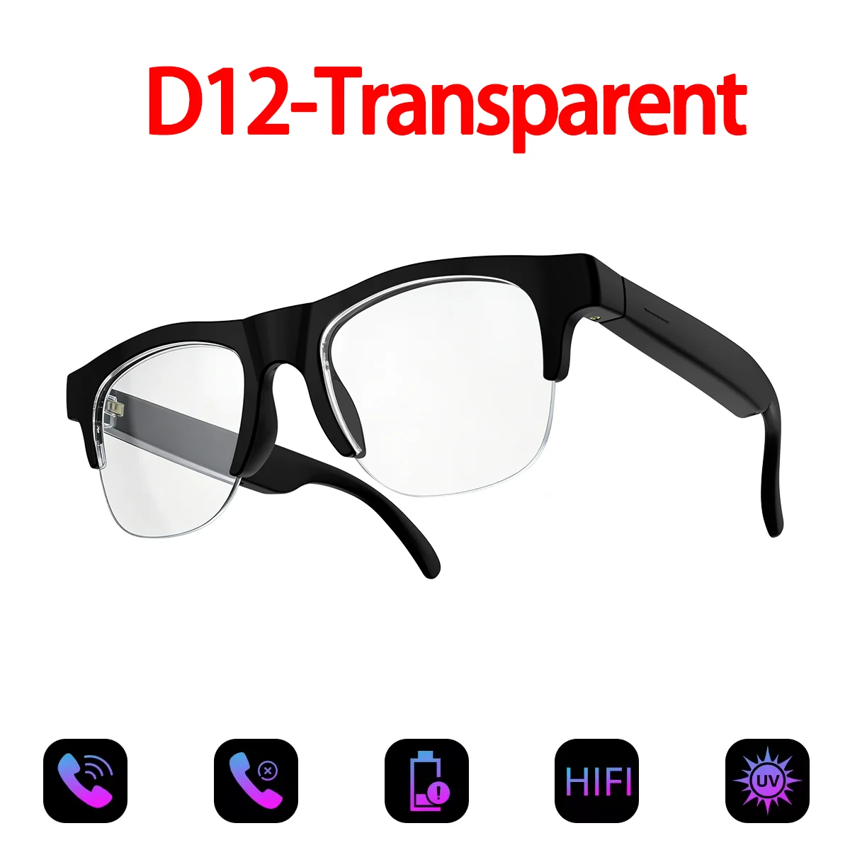 Laxasfit Bluetooth Audio Sunglasses – Polarized UV Lenses, Calls & Music - Image 9