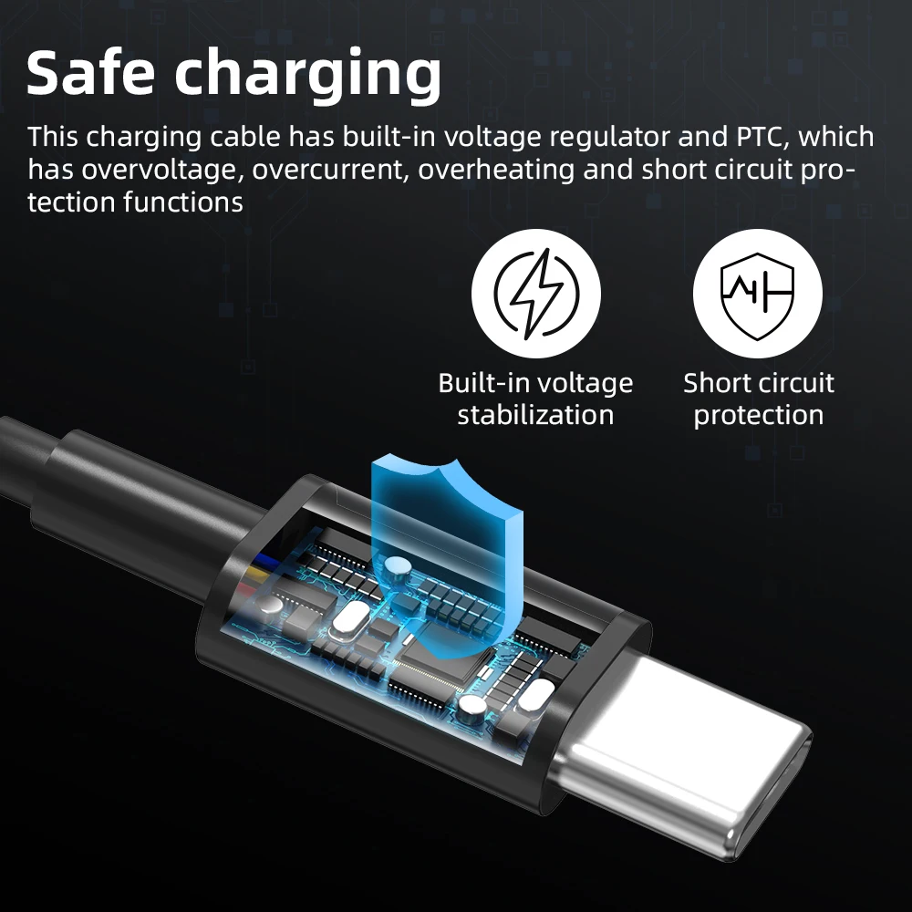 Hibloks USB-C Fast Charging Cable for Ray-Ban Meta Wayfarer & Skyler - Image 5