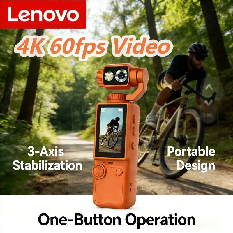 Lenovo HD Wi-Fi Wearable Sports Camera with Built-In Fill Light - Image 3