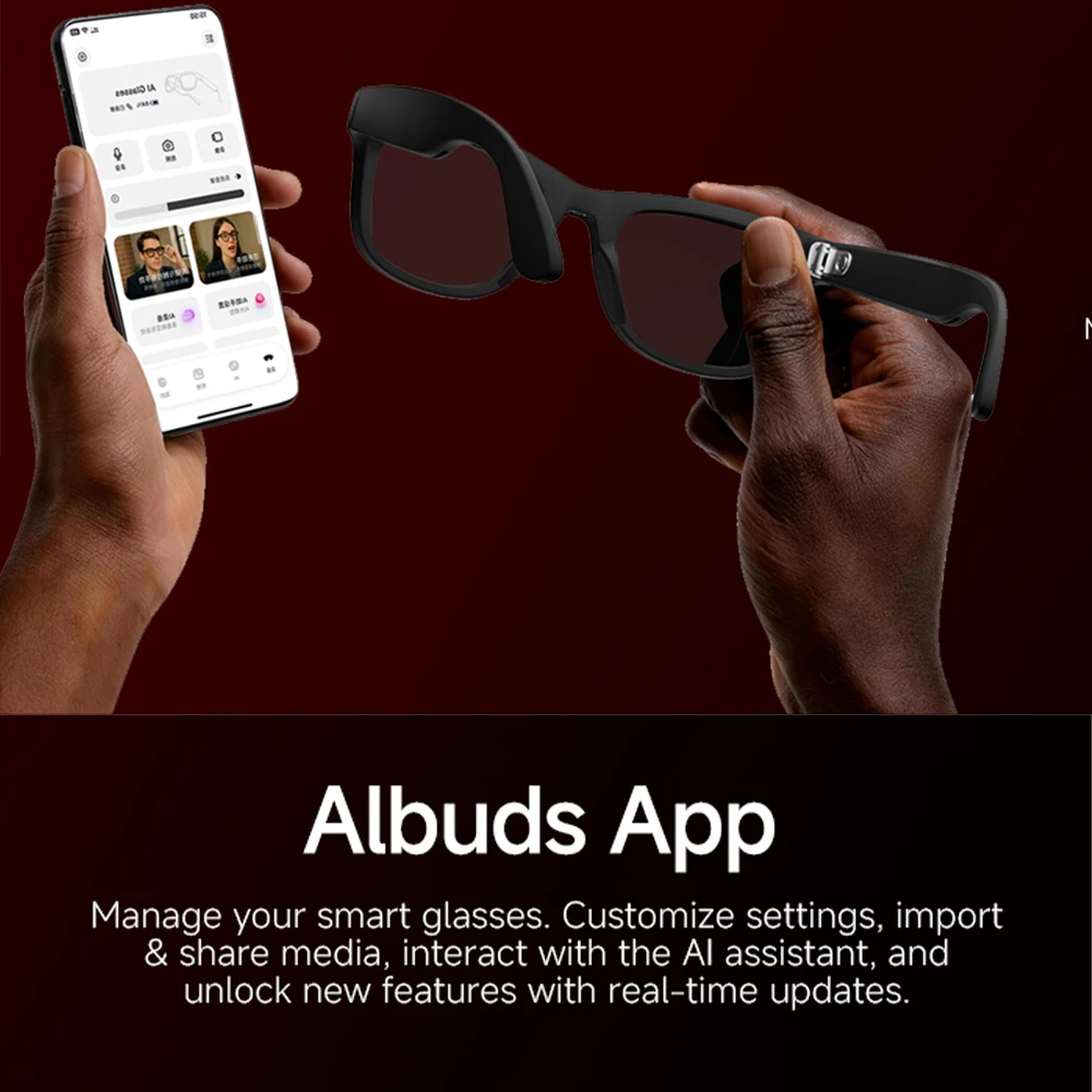 HD5 Ultra AI Smart Glasses – 8MP Camera & Real-Time Translation - Image 4