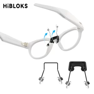 Hibloks Silicone Anti-Slip Nose Pads for Oakley Meta HSTN