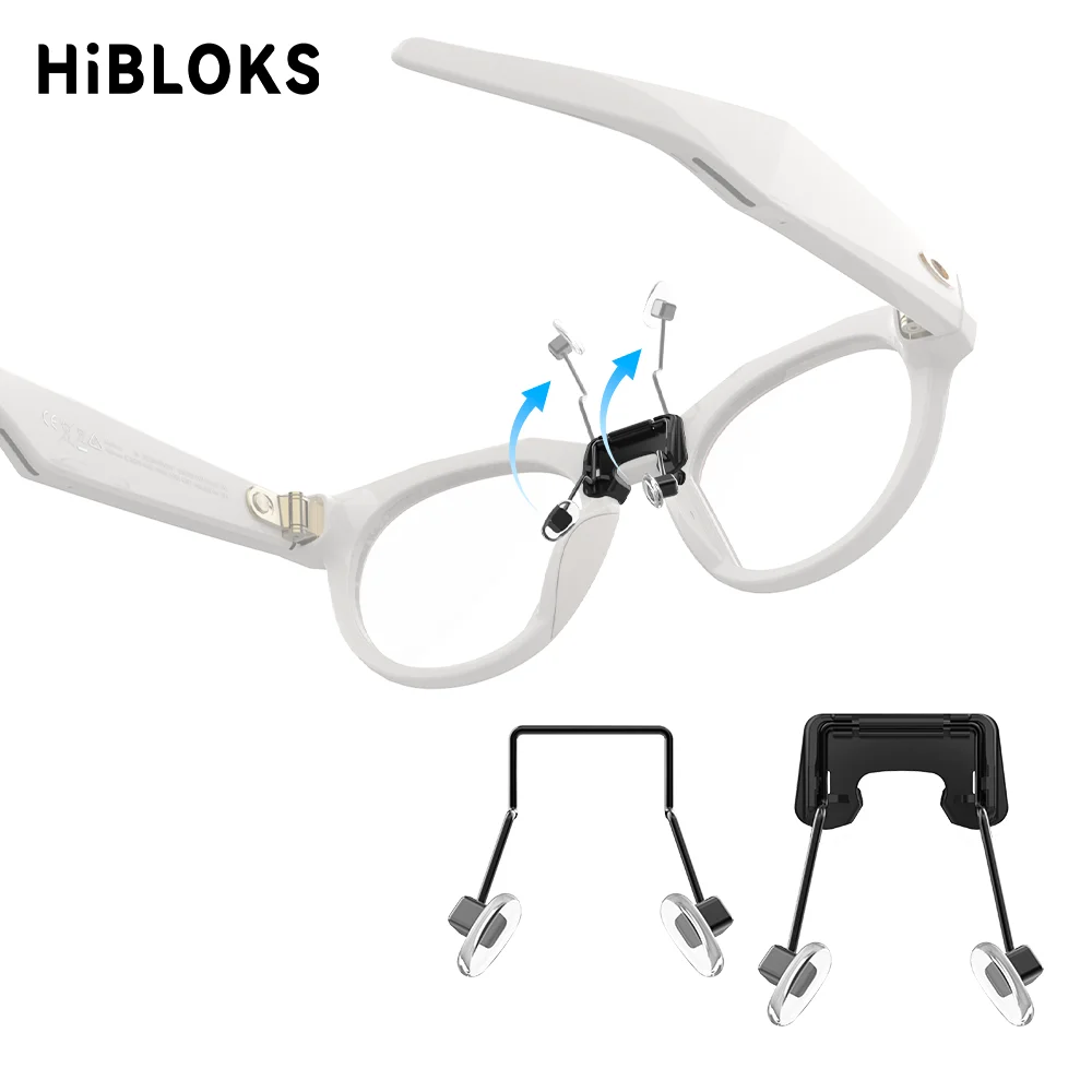 Hibloks Silicone Anti-Slip Nose Pads for Oakley Meta HSTN