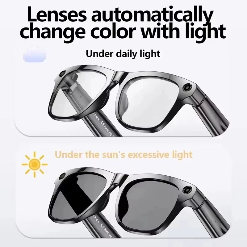 Lenovo 8MP AI Smart Sunglasses – ChatGPT, Touch Control & Calls - Image 6