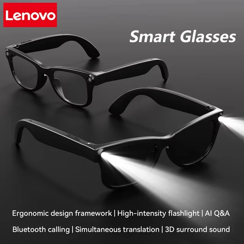 Lenovo Open-Ear Audio Smart Sunglasses – Real-Time Translation