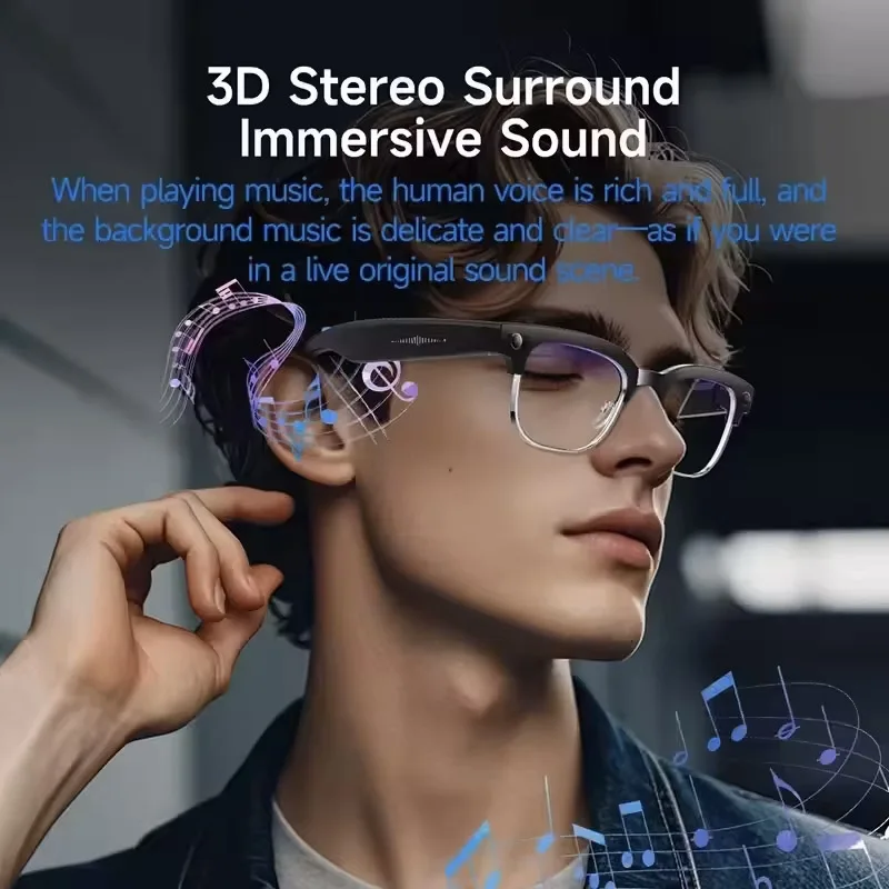 AIGLASSZ Vision V75 – AI Smart Glasses with 8MP Camera & HD Video - Image 6