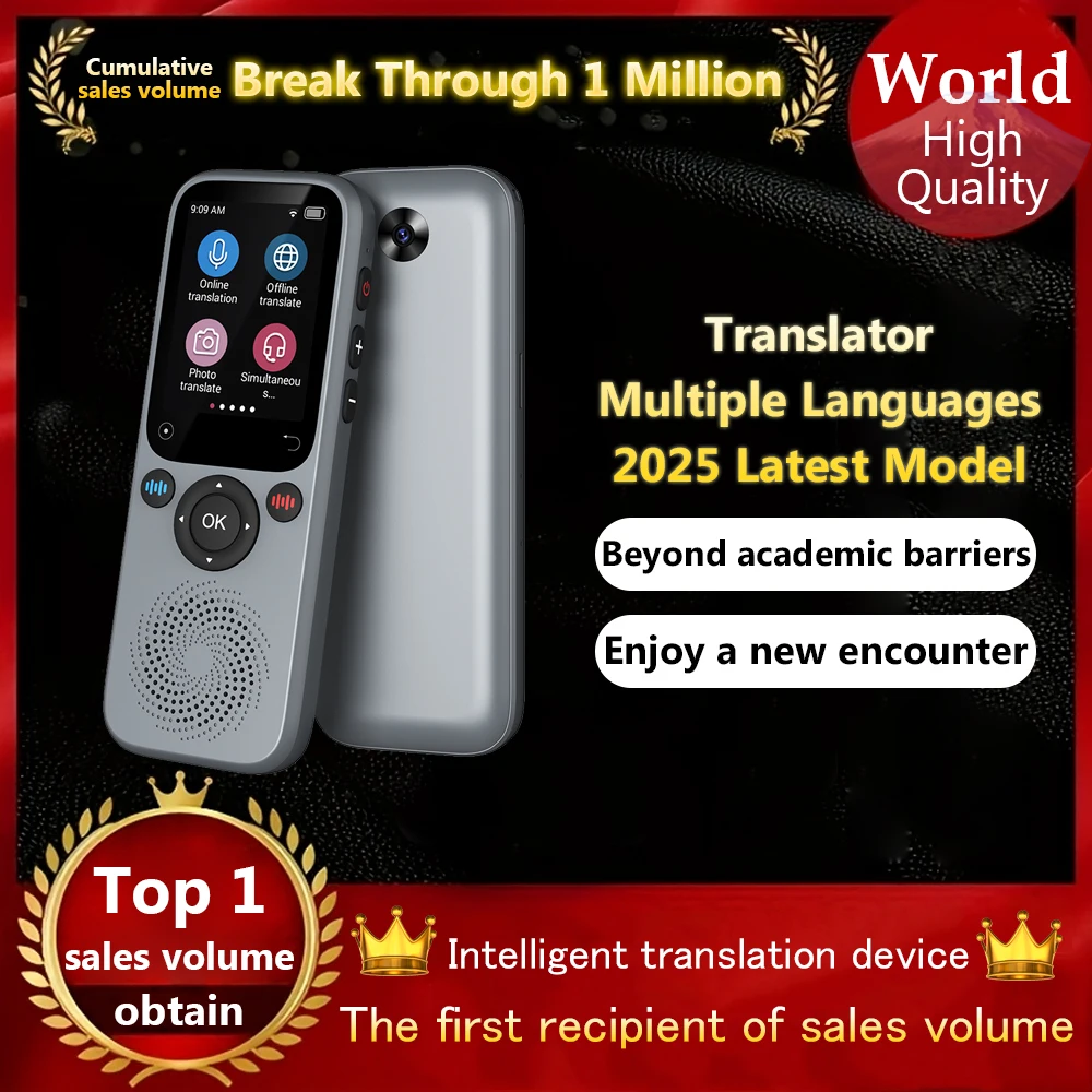 AIGLASSZ Lingo L01 – 138-Language Real-Time AI Translator Device with ChatGPT