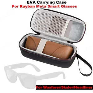 Shockproof EVA Hard Case for Ray-Ban Meta Smart Glasses
