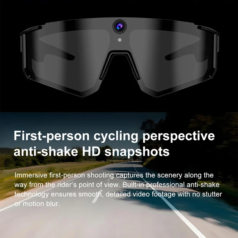 AIGLASSZ Vision V73 – 4K Sport Camera Sunglasses, 8MP Anti-Shake Video & AI - Image 3