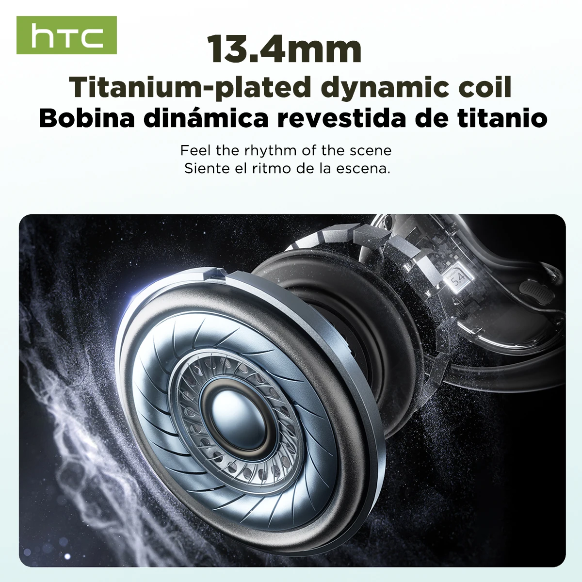 HTC NE19 OWS Open-Ear Sports Earbuds – AI Translator, Waterproof - Image 3