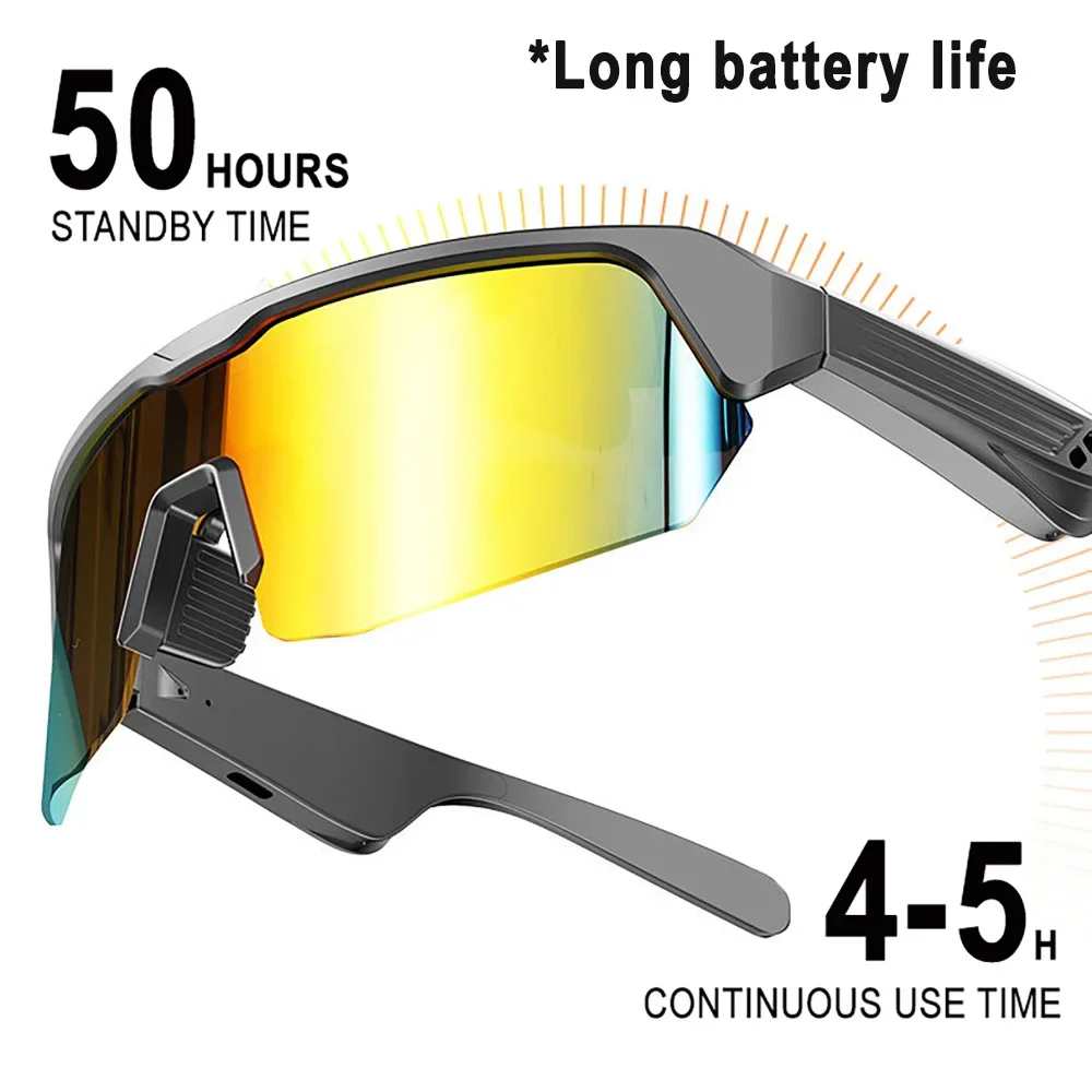 AIGLASSZ Tone T03 – Bluetooth 5.3 Audio Sports Sunglasses for Cycling & Running - Image 3