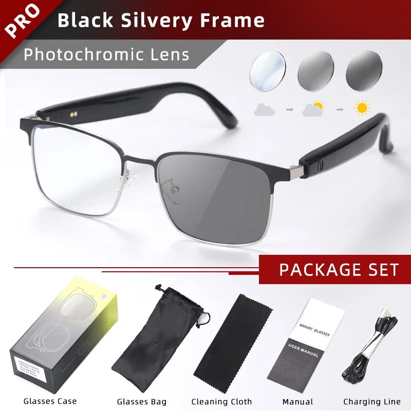 Clloio Bluetooth Audio Glasses – Photochromic, Prescription-Ready - Image 10