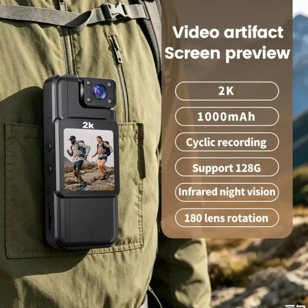 Kebidumei 1080P Mini Wi-Fi Body Camera – Night Vision Sports Camcorder - Image 4