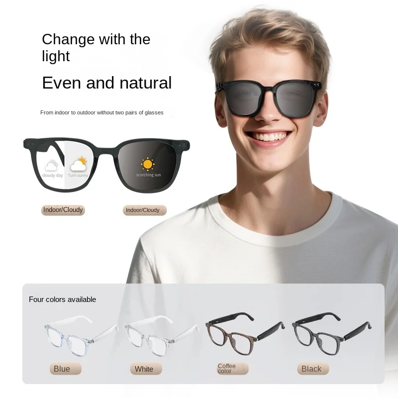 AIGLASSZ Vision V51 – AI Translation Audio Glasses, Photochromic Lenses for Cycling - Image 3