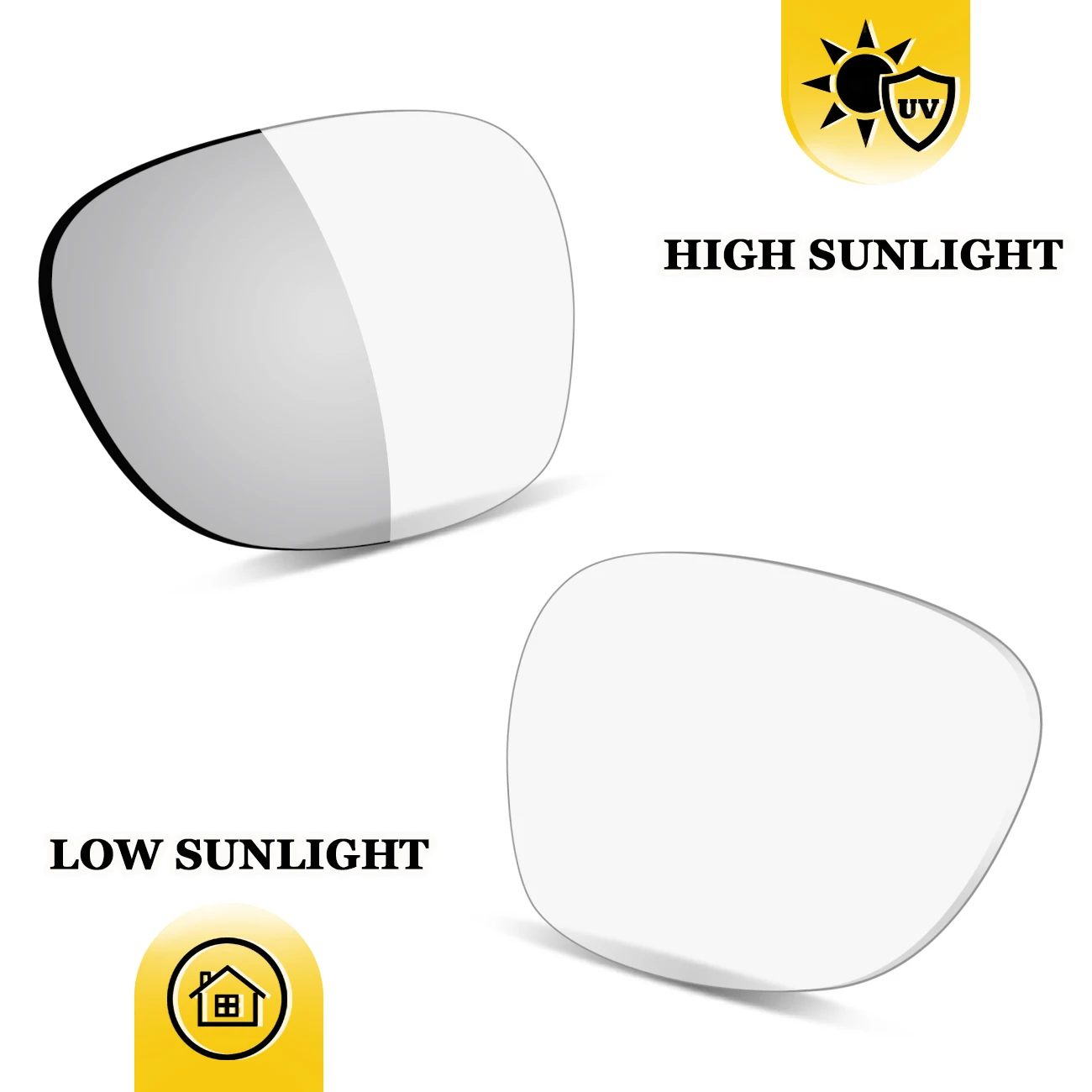Photochromic Replacement Lenses for Ray-Ban Meta Wayfarer 50mm (Non-Polarized) - Image 2