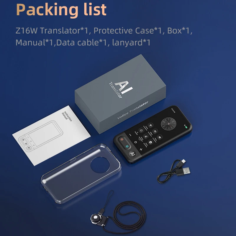 Z16 Portable AI Translator – Instant Voice & Offline Translation - Image 6
