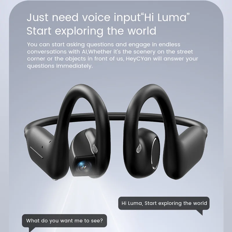 E12 Bone-Conduction Sports Earbuds – AI Translator & HD Camera - Image 4