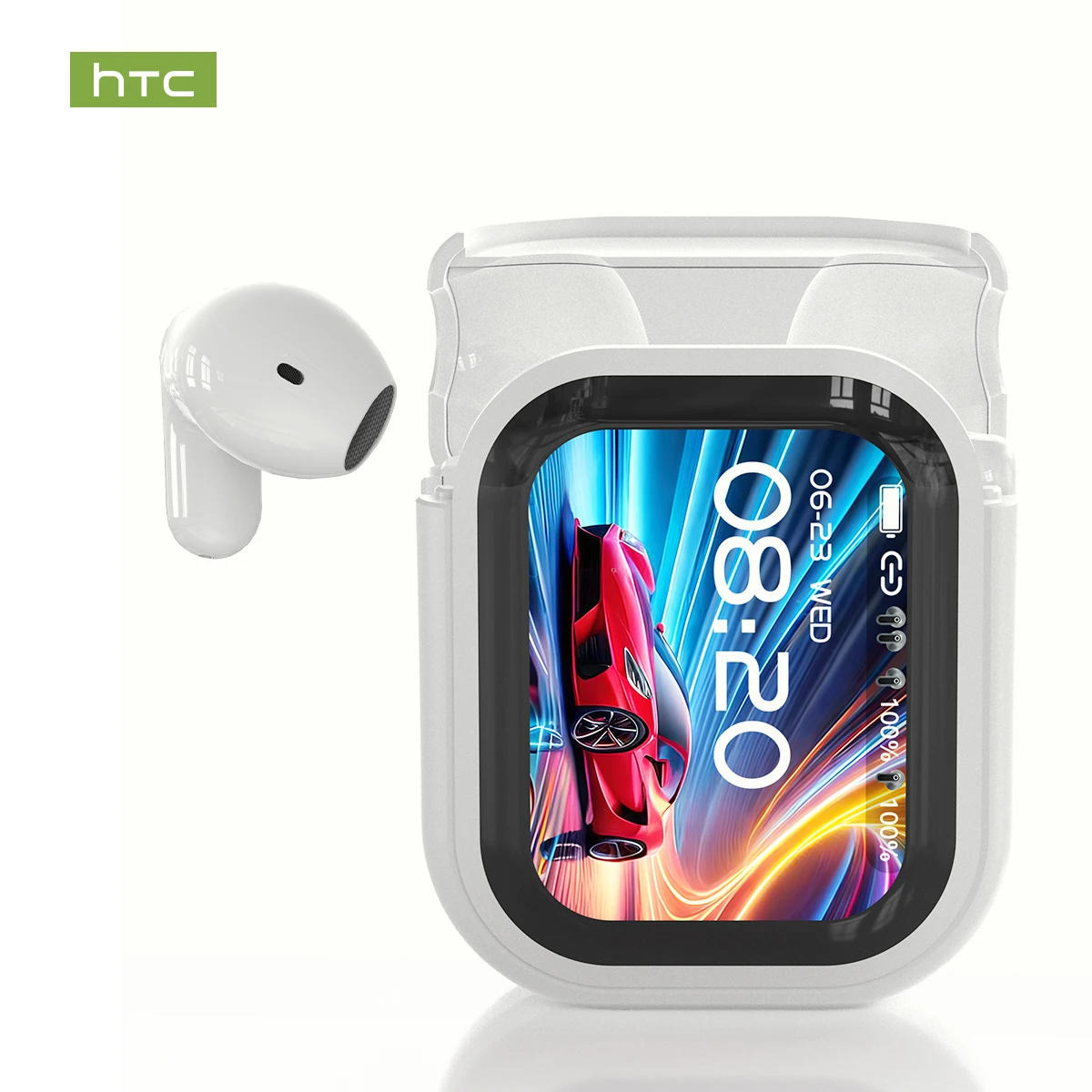 HTC NE20 AI Translation Earbuds – ANC, Touch Screen, 135 Languages - Image 8