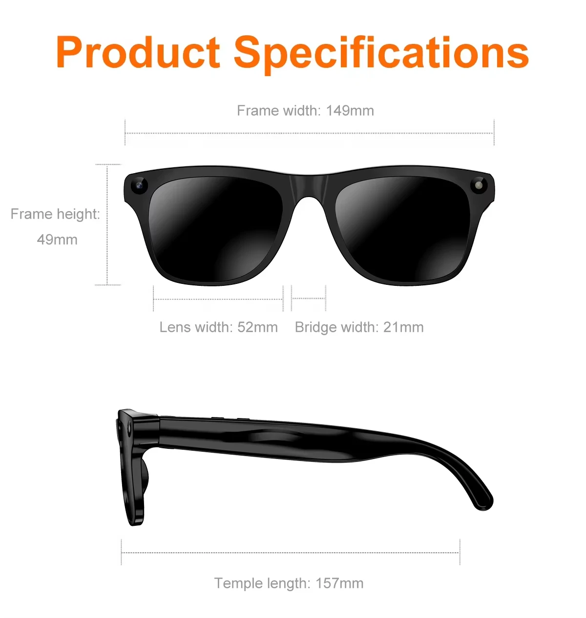 Lenovo Bluetooth Audio Sunglasses – UV-Resistant Sports Glasses - Image 6