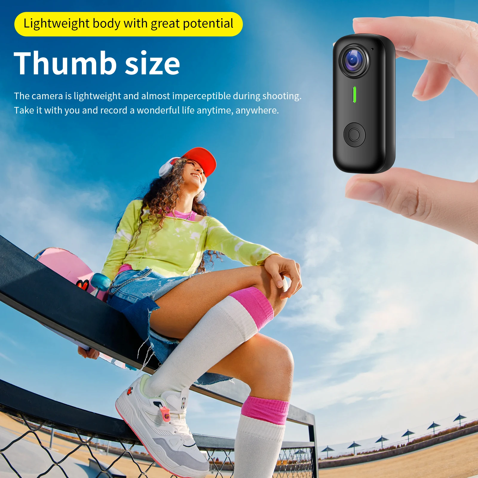 AIGLASSZ Trek Mini TM01 – Magnetic 1080P Wearable Action Camera, Wi-Fi & Night Vision - Image 5