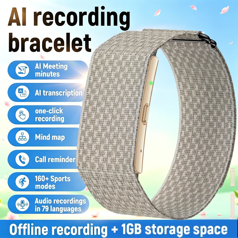 AIGLASSZ Note N17 – AI Recording Smart Band, Meeting Transcription in 79 Languages - Image 9
