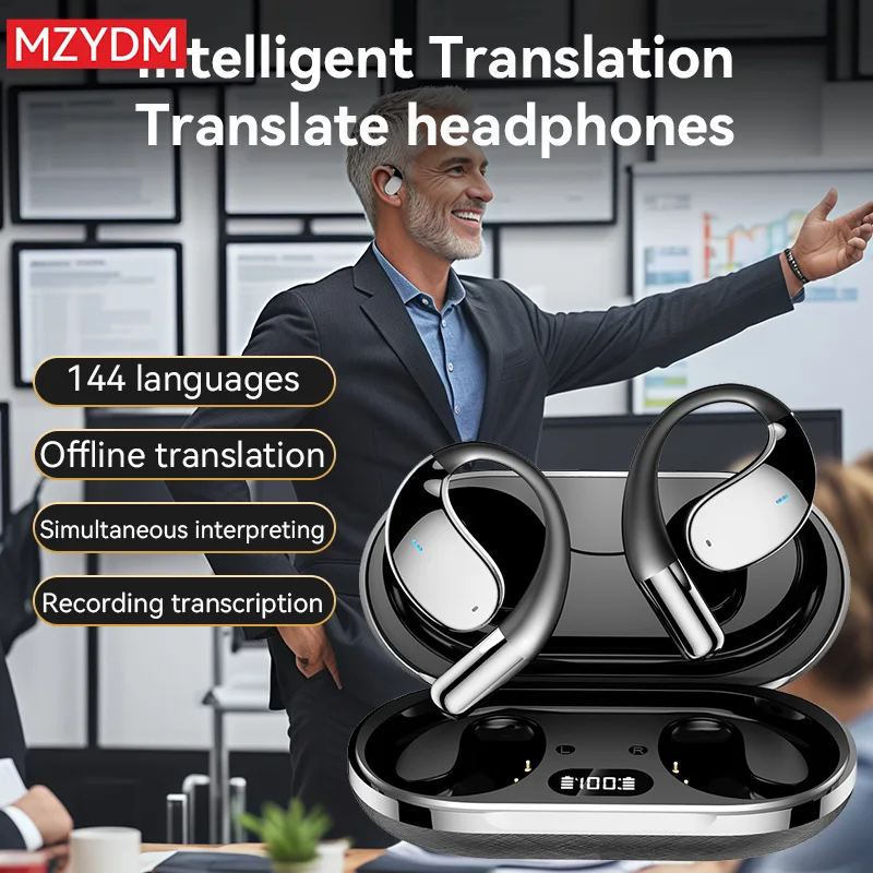 AIGLASSZ Lingo Buds LB03 – 3-in-1 AI Translator Earbuds, 144 Languages, Bluetooth - Image 2