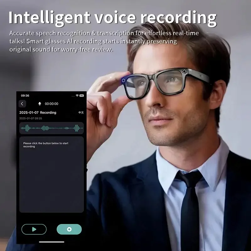 AIGLASSZ Vision V34 – 8MP AI Smart Sunglasses, 100+ Language Translation, Calls - Image 4