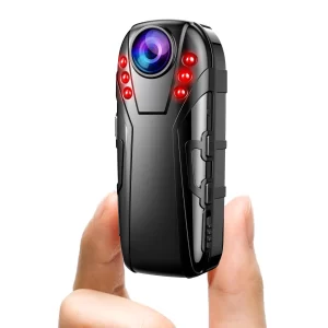 Boblov L02 1080P Mini Body Camera – Infrared Night Vision, 125° Lens