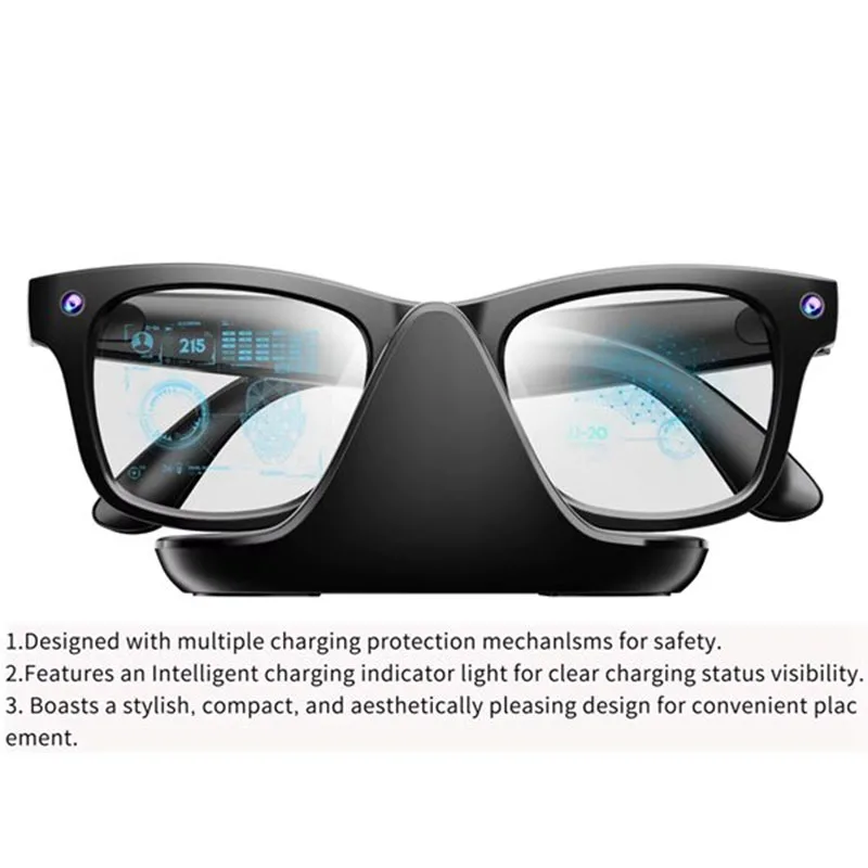 Portable Charging Dock for Ray-Ban Meta Smart Glasses – USB-C, LED - Image 3