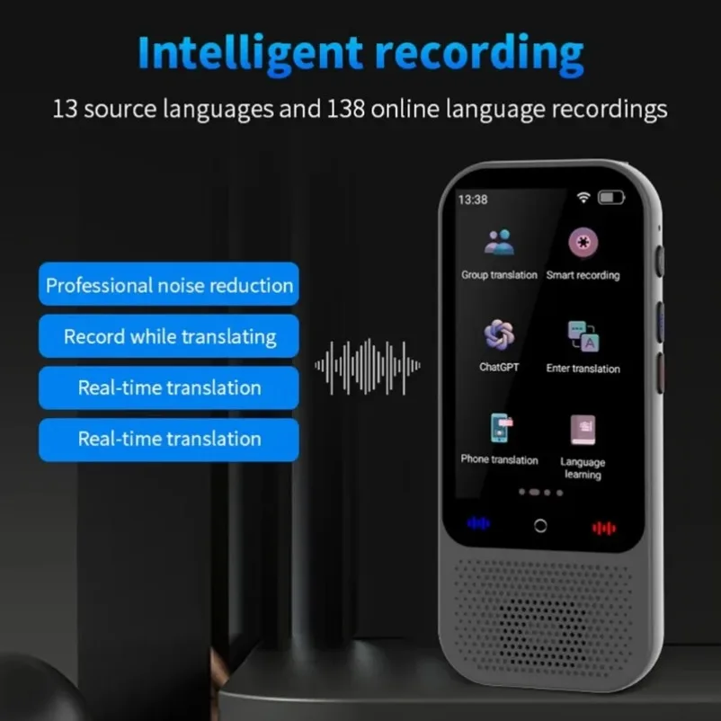 S80 Pro AI Translator – 138 Languages, 19 Offline, ChatGPT & Photo - Image 6