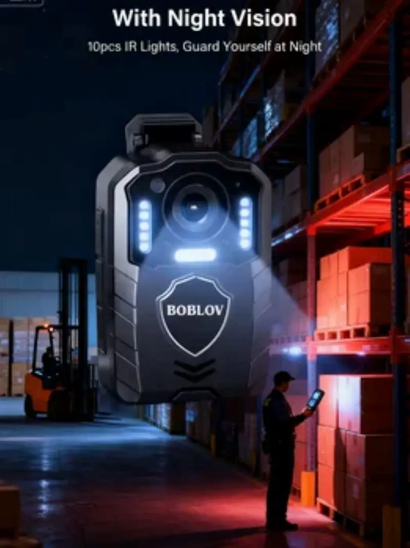 Boblov 1080P Mini Body Camera – 13-Hour Battery, Night Vision - Image 3