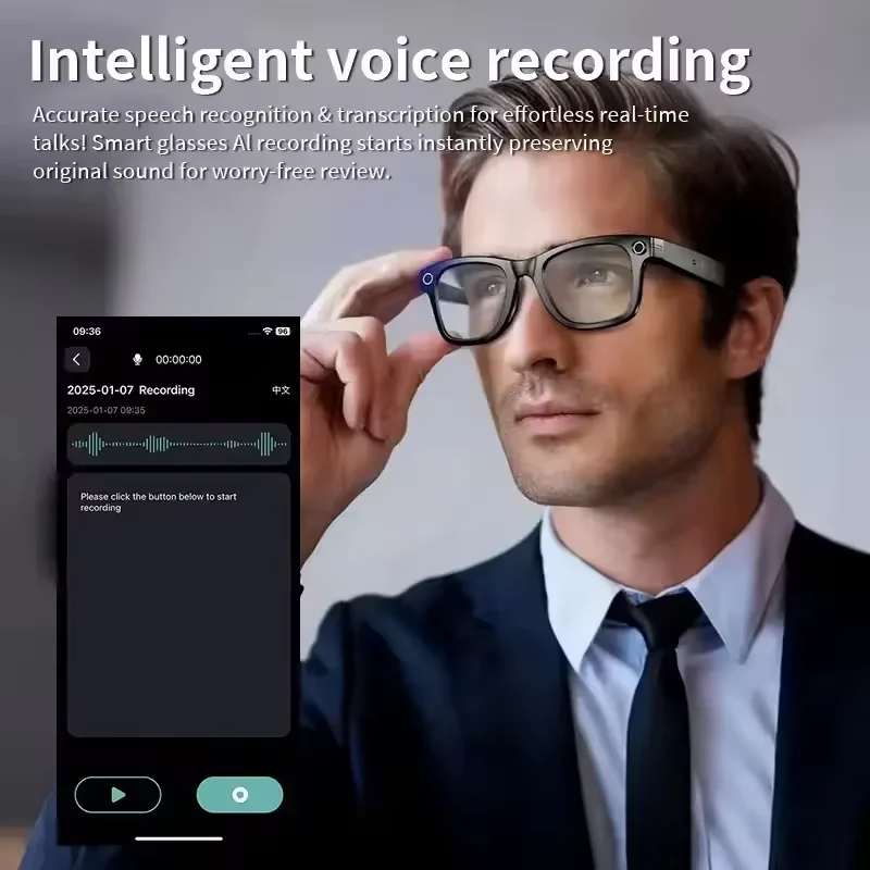 AIGLASSZ Vision V11 – 8MP Anti-Shake AI Smart Sunglasses, Translation, Calls & Music - Image 4
