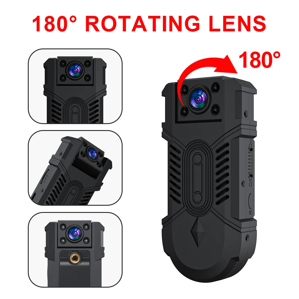 AIGLASSZ Trek TK11 – 1080P Mini Body Camera, 8-Hour Battery, 180° Rotating Lens - Image 2