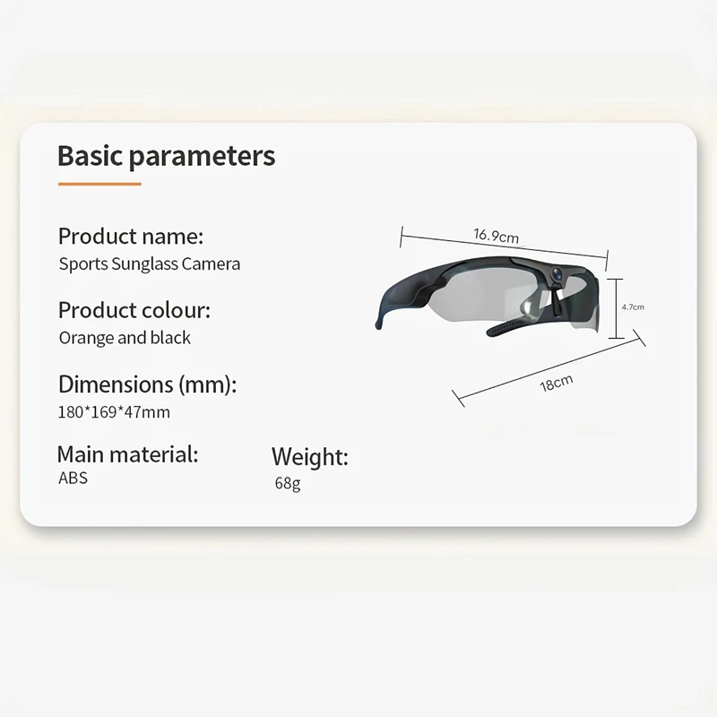 AIGLASSZ Trek Mini TM02 – 1080P Mini Camera Cycling Goggles, Outdoor Sports Recorder - Image 6
