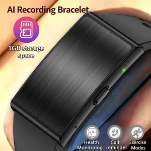 AIGLASSZ Note N17 – AI Recording Smart Band, Meeting Transcription in 79 Languages