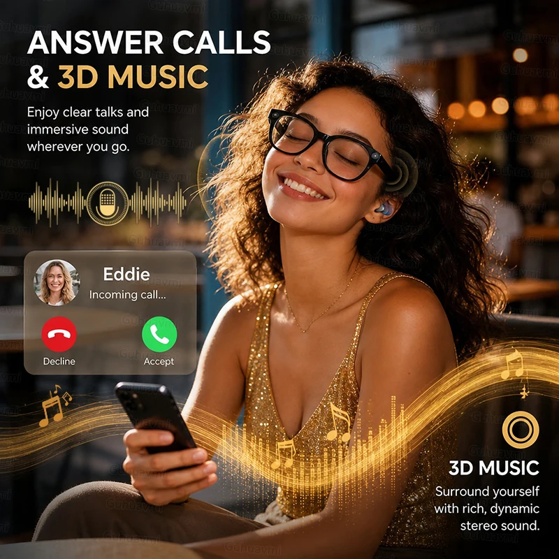 AIGLASSZ Vision V38 – Photochromic AI Smart Glasses, 1080P Camera, AI Chat & Music - Image 5