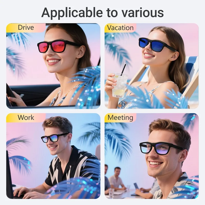 G09 Electrochromic AI Sunglasses – Swipe-to-Tint Polarized Lenses - Image 3