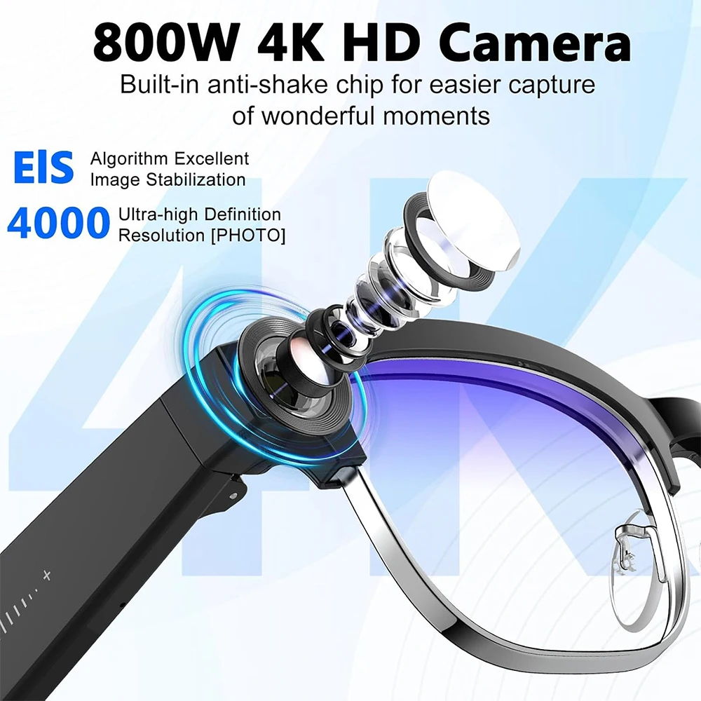 AIGLASSZ Vision V18 – 8MP AI Smart Sunglasses, Photochromic Lenses & Translation - Image 3