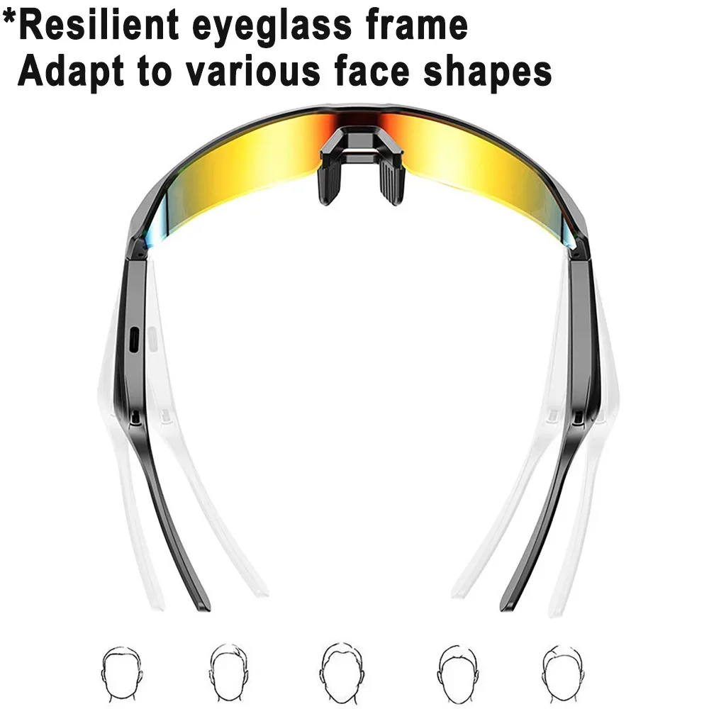 AIGLASSZ Tone T03 – Bluetooth 5.3 Audio Sports Sunglasses for Cycling & Running - Image 4