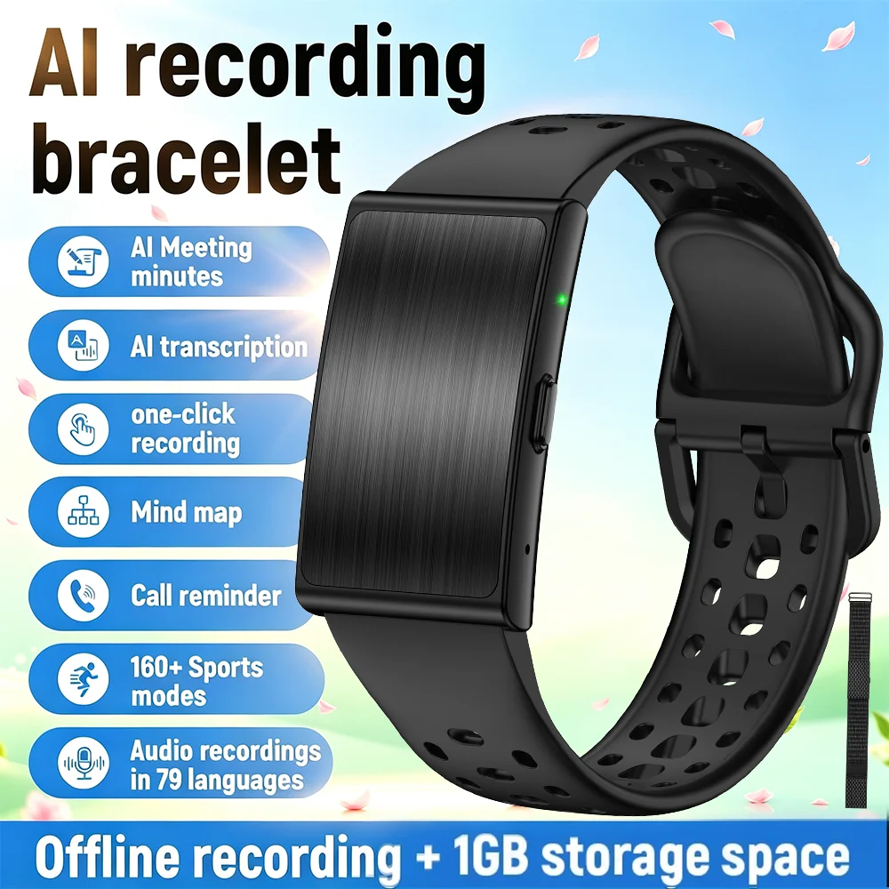 AIGLASSZ Note N17 – AI Recording Smart Band, Meeting Transcription in 79 Languages - Image 8
