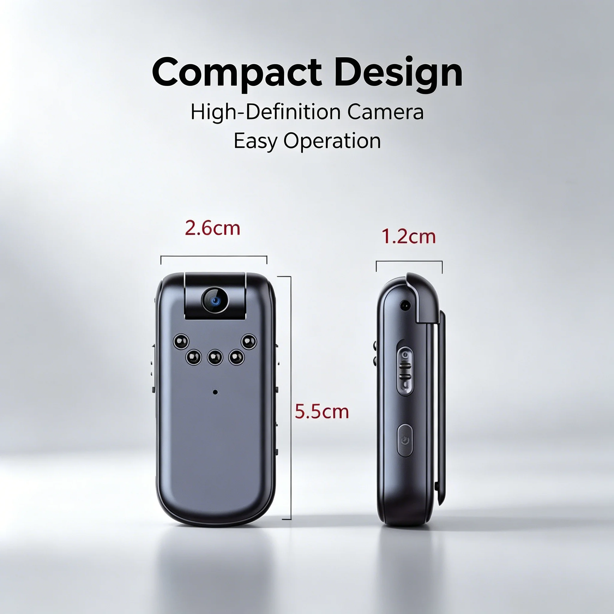 AIGLASSZ Trek TK06 – 1080P Mini Thumb Camera with Leather Keychain Cover - Image 6