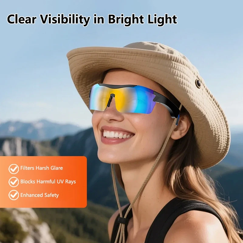 AIGLASSZ Vision V21 – AI Translation Bluetooth 5.4 Audio Sunglasses, Calls & Music - Image 4