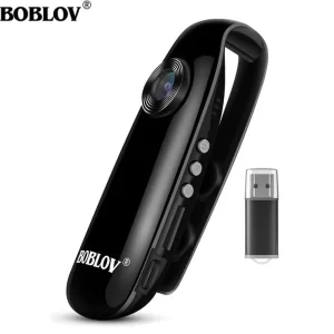 Boblov 007 Mini Body Camera – 1080P Pocket Cam with Back Clip