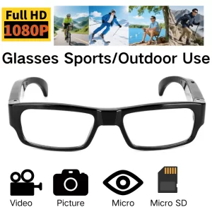 AIGLASSZ Vision V26 – Camera Sunglasses with Motion Sensor, 128GB Card Support