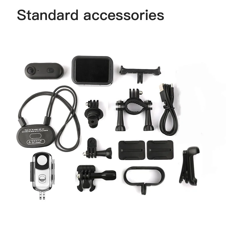 H88 Pro 1080P Mini Body Camera – 2" Screen Helmet & Handlebar Cam - Image 8