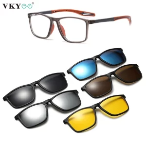 Vicky 3310 Magnetic Clip-On Polarized Sunglasses – Prescription-Ready
