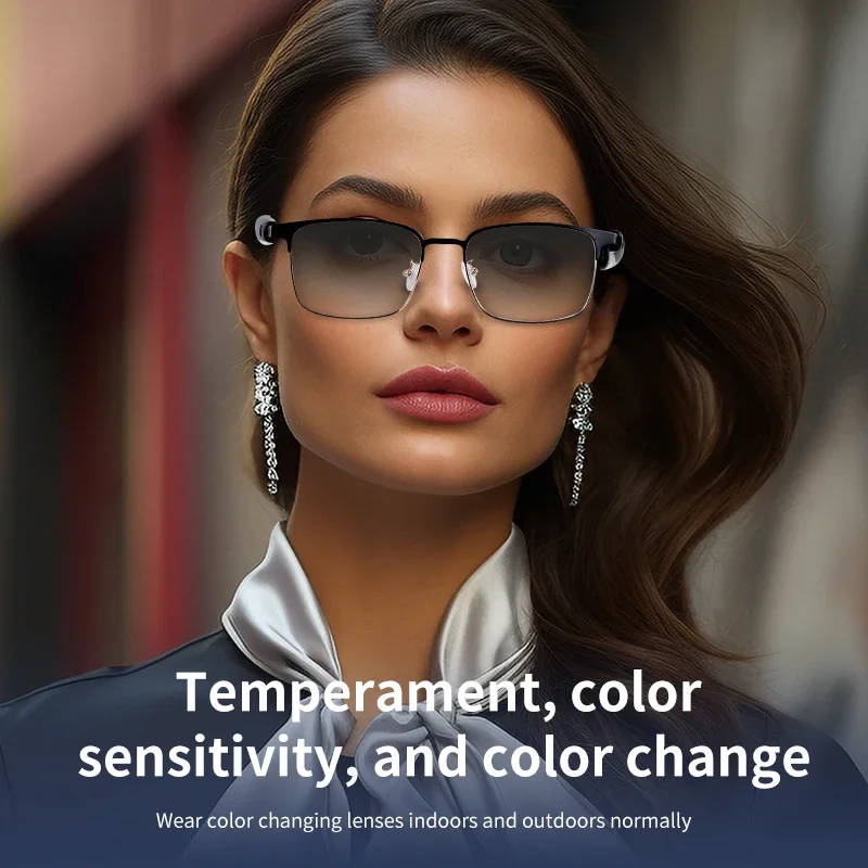 Clloio Bluetooth Audio Glasses – Photochromic, Prescription-Ready - Image 5